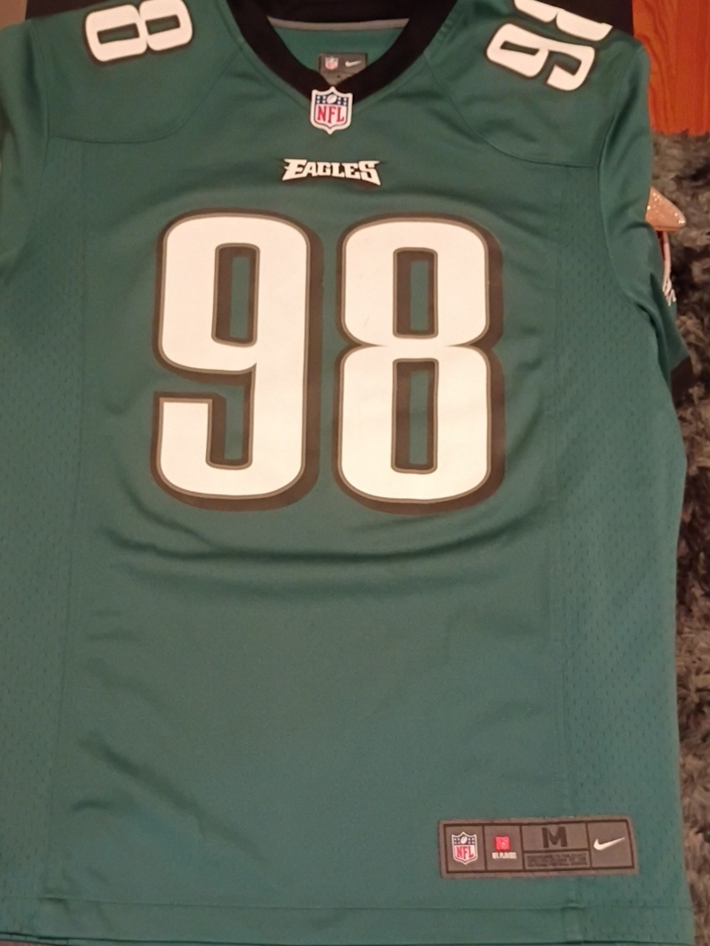 Nike Teal Philadelphia Eagles #98 Football Jersey